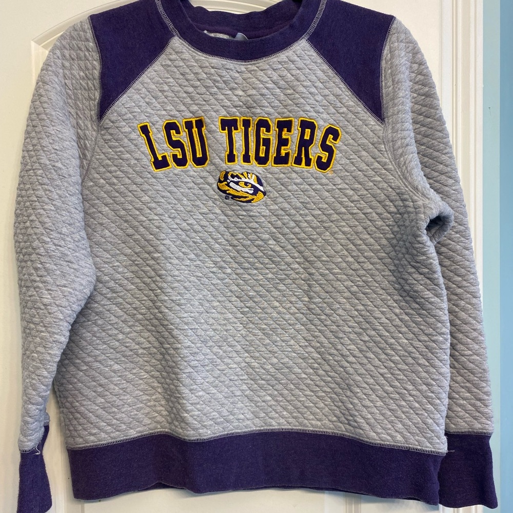 LSU pull over sweatshirt